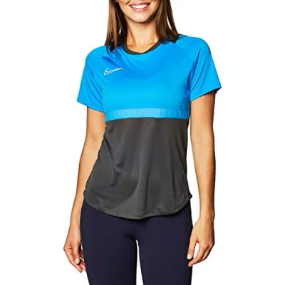Abbildung von Nike Damen Academy Pro Top Women T Shirt, Anthracite/Photo Blue/White, S EU