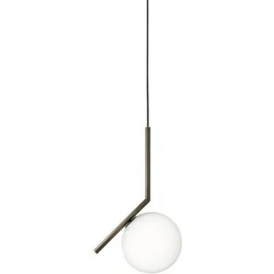 Abbildung von FLOS IC S1 Designer Hängeleuchte, chrom Ø 20 cm