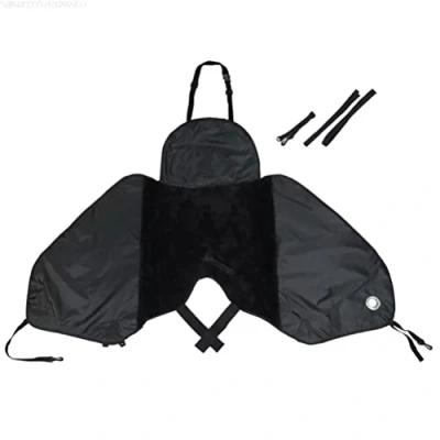 Abbildung von Beinschürze, winddicht, Motorrad Lenkermuffs mit Lenkerhandschuhen, universeller warmer Überzug, Beinabdeckung, Scooter, Beinschutz, wasserdicht, Mofa Zubehör
