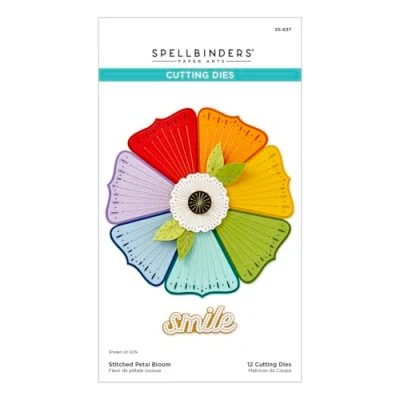 Abbildung von Spellbinders Stitched Petal Bloom Etched Dies (S5 637)