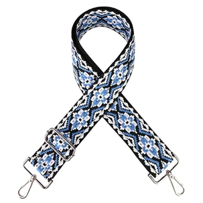 Abbildung von Vegena Schultergurt für Taschen Breit 5cm Verstellbarer Taschengurt zum Wechseln Schulterriemen Mehrfarbiger Boho Handtaschen Damen 75 135cm