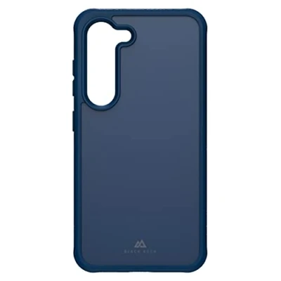 Abbildung von Black Rock Robust Case Transparent Hülle Passend für Samsung Galaxy S23 5G I Handyhülle, Cover, Stoßfest, Kratzfest, Schutzhülle (Dunkelblau)