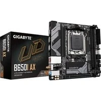 Abbildung von Gigabyte B650I AX Motherboard Unterstützt AMD AM5 CPUs, 5+2+1 Phasen Digital VRM, bis zu 6400MHz DDR5 (OC), 1xPCIe 4.0 M.2, Wi Fi 6E, 2.5GbE LAN, USB 3.2 Gen 2