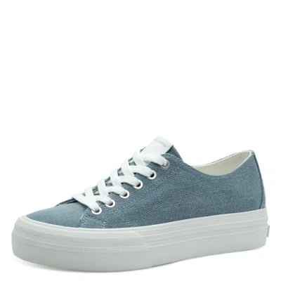 Abbildung von Tamaris Schnürer Damen Vegan sportlich blau,EU 36