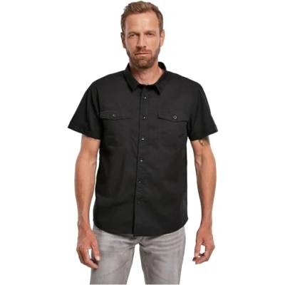 Abbildung von Brandit Roadstar Shirt Short Sleeve, Farbe: Black, Größe: L