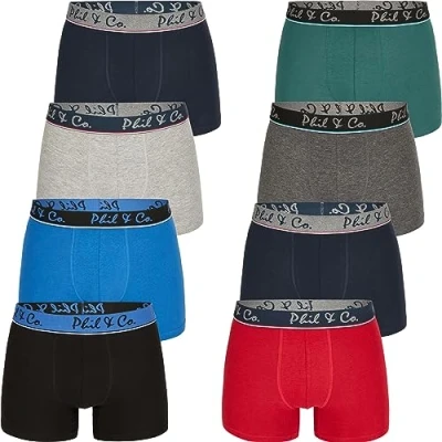 Abbildung von PHIL &amp; Co. Boxershorts Co Berlin 8 Pack Herren Boxershort Jersey desortierter Farbmix (1 St)