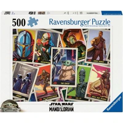 Abbildung von Ravensburger Puzzle Star Wars The Mandalorian, Auf der Suche nach dem Kind, 500 Puzzleteile, Made in Germany