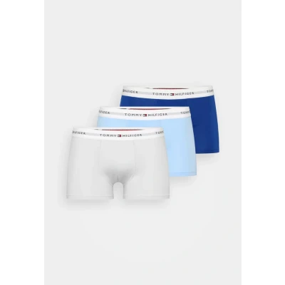 Abbildung von Tommy Hilfiger Signature Trunk 3 PACK Panties, Herren, Größe: Large, Visual blu/light coast/wedge blu