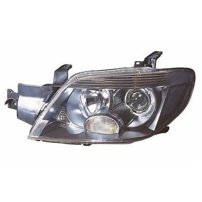 Abbildung von ABAKUS 214 1179L LDEM7 Scheinwerfer links H1, HB3 schwarz mit Blinklicht P14.5s, P20d MITSUBISHI: Outlander I SUV