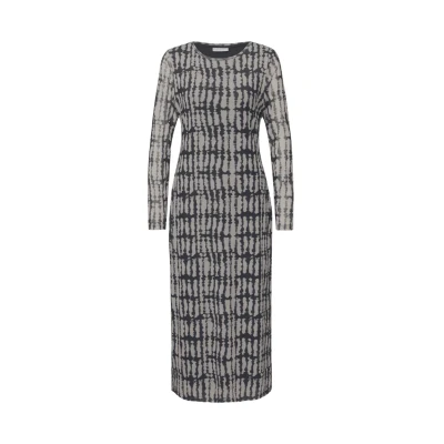 Abbildung von Street One Studio Gemustertes Freizeitkleid, Damen, Größe: 36, Schwarz