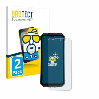 Abbildung von BROTECT Entspiegelungs Schutzfolie für Doogee S100 (2 Stück) Matte Displayschutz Folie, Anti Reflex, Fingerprint