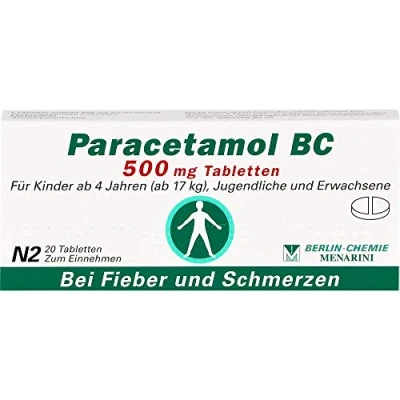 Abbildung von Paracetamol BC 500 mg 20 St