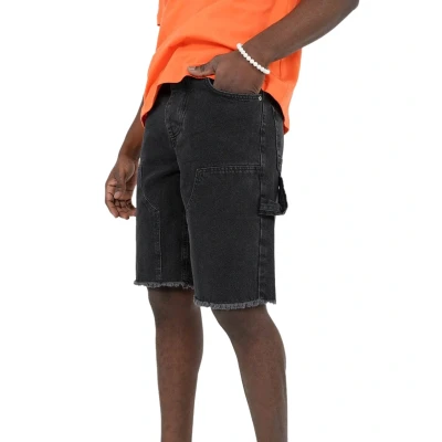 Abbildung von Sixth June Carpenter Jeans Shorts, Herren, Größe: 30, Black