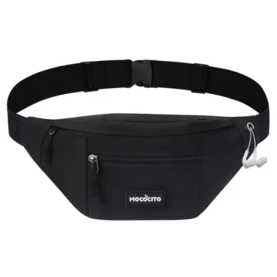 Abbildung von MOCOCITO Bauchtasche Gürteltasche für Damen und Herren, Hüfttasche, Brusttasche Groß Handytasche 120CM/135CM Gurt Verstellbarer Outdoor Sport Camping Wandern Fahrrad Geschenke Frauen Männe