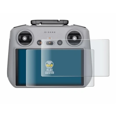 Abbildung von BROTECT Full Cover Schutzfolie Matt für DJI RC 2 (2 Stück) Screen Displayschutz Folie, 3D Curved, Anti Reflex