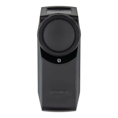 Abbildung von ABUS HomeTec Pro Bluetooth CFA3100 Elektronisches Türschloss Haustür per App auf dem Smartphone öffnen und verriegeln mit Zugangskontrolle Schwarz, 91693