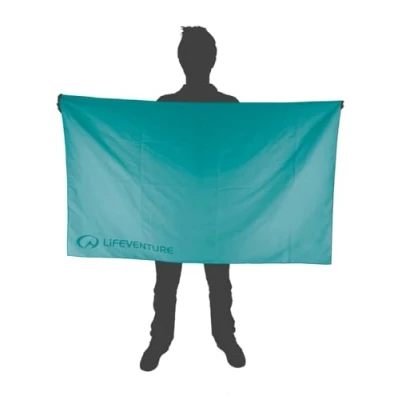 Abbildung von Lifeventure Recycelte Weichfaser Reisehandtuch Kompaktes, leichtes, schnelltrocknendes Sport und Strandhandtuch, sandfreies Design
