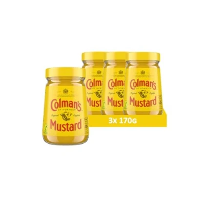 Abbildung von Colman&#039;s Original englischer Senf, English Mustard fein gemahlen (3 Stück x 170g))