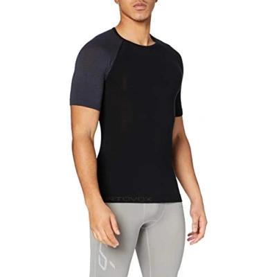 Abbildung von Ortovox Men 120 Comp Light Short Sleeve Black Raven Größe L