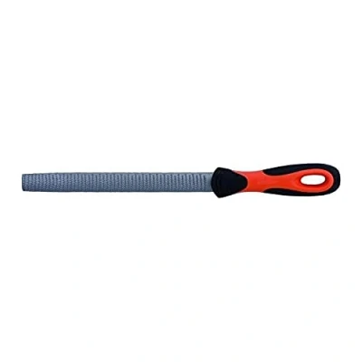 Abbildung von Bahco 6 342 10 2 Hieb Halbrunde Raspel mit Griff, mehrfarbig, 250 mm