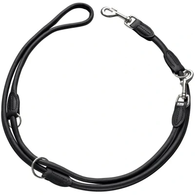 Abbildung von HUNTER Verstellbare Führleine Round &amp; Soft 10/200, schwarz 10/200