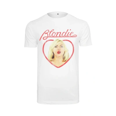 Abbildung von MERCHCODE Damen T Shirt Blondie Heart of Glass Tee, Regular Fit, Baumwolle 100%, 3XL