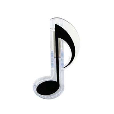 Abbildung von Notenklammer Achtelnote schwarz Schönes Geschenk für Musiker