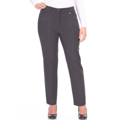 Abbildung von KjBRAND Stoffhose &quot;Hose Bea in Bi Stretch Kammgarnoptik mit Bügelfalte&quot;, ideal für kräftige Oberschenkel