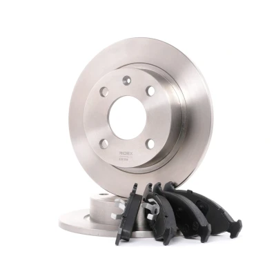 Abbildung von MAPCO 47651 Bremsscheiben und beläge Vorderachse voll FORD: FIESTA 3