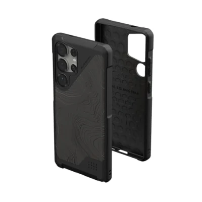 Abbildung von Samsung Galaxy S25 Ultra Hülle MagSafe Silikon UAG Soft Case/Backcover Handyhülle Schwarz Shockproof/Stoßfest