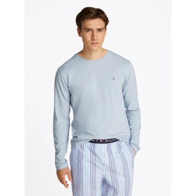Abbildung von Tommy Hilfiger Set Nachtwäsche Breezy blue/twill, Herren, Größe: Small, blue/twill