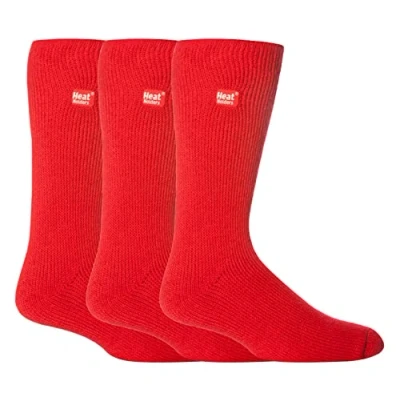 Abbildung von HEAT HOLDERS 3er Pack Multipack Herren Winter Extra Warm Thermosocken (39 45, rot)