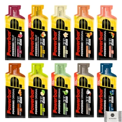 Abbildung von PowerBar PowerGel Original Mixbox High Carb Energie Gel Kennenlernpaket (5 x 41g, Gemischt)