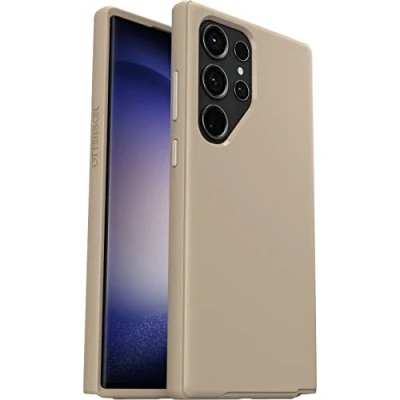 Abbildung von Samsung Galaxy S23 Ultra Hülle Kunststoff OtterBox Hard Case/Backcover Handyhülle Beige Shockproof/Stoßfest