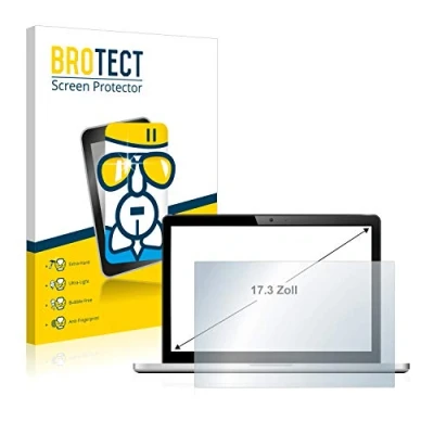 Abbildung von BROTECT 17.3&quot; Schutzglas für Notebooks mit 17,3 Zoll (43.9 cm) [383 x 215 mm, 16:9] Schutzfolie Panzer Folie Glas [Extrem Kratzfest 9H,
