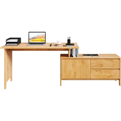 Abbildung von Home affaire Schreibtisch &quot;Luven&quot;, Breite 140 220 cm