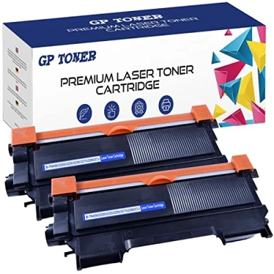 Abbildung von Toner XL Kompatibel mit Brother TN 2220 DCP 7060 7065 DN 7070 DW Fax 2840 2845 2940 2950 HL 2200 Series 2215 2230 2240 D DR (Schwarz)