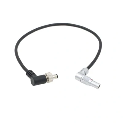 Abbildung von HangTon gedreht rechtwinklig 0B 2 Pin zum verriegelnden DC Barrel Stromkabel für Z Cam E2 F6 S6 F8 Kamera zu Atomos Shogun Flame, Inferno, Ninja V Monitor