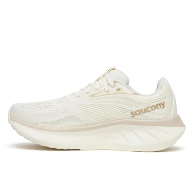 Abbildung von Saucony RIDE 18 Laufschuh Straße, Damen, Größe: 38, Vanilla Schuhe