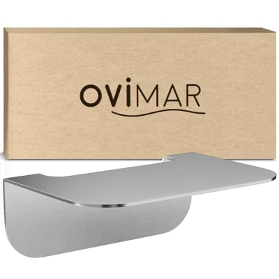 Abbildung von ovimar Badregal Halsbarre, 1 tlg., aus Edelstahl in Silber zur Zum Kleben
