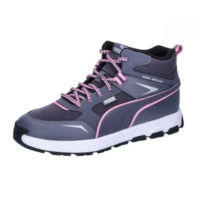 Abbildung von Puma Evolve Trail JR Unisex Hikingschuh für Kinder, Größe: 35.5, Galactic gray/mauved out Lederimitat/textil
