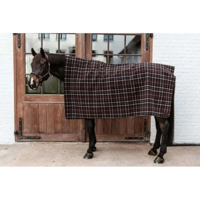 Abbildung von Kentucky Fleecedecke Heavy Square Stripes Braun 210x200cm