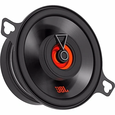 Abbildung von JBL Club 322F 2 Wege Auto Lautsprecher Set von Harman Kardon 75 Watt Pro Sound KFZ Autolautsprecher Boxen 87mm, Black