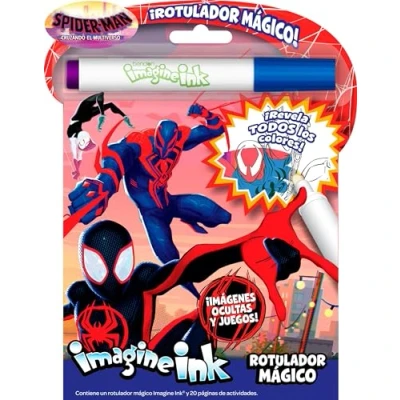 Abbildung von Spider Man: Cruzando el Multiverso. rotulador mágico: Libro de colorear y actividades con mágico