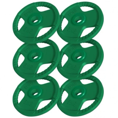 Abbildung von Hantelscheibenset 50/51mm Gummi 2x15 kg