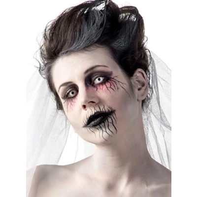 Abbildung von Maskworld Theaterschminke Make up Set Geisterbraut, Halloween Schminkset mit perfekt abgestimmten Komponenten