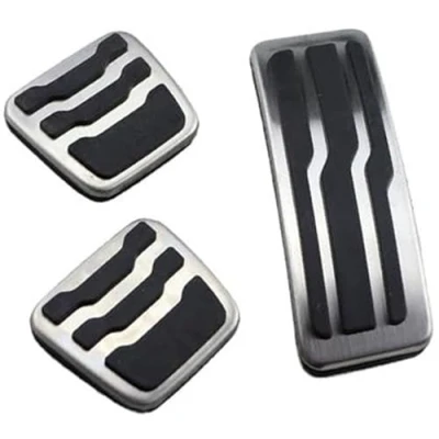 Abbildung von JINFOLI Auto Pedale Gaspedal Kraftstoff Bremspedal Abdeckung, for Ford, Ranger 2015 2020 MT AT Zubehör Autopedal