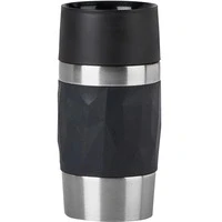 Abbildung von Emsa Thermobecher &quot;Travel Mug Compact&quot;, 0,3L, Edelstahl, 3h warm/6h kalt, 360Trinköffnung, spülmaschinenfest