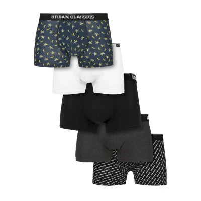 Abbildung von Urban Classics 5PACK Panties, Herren, Größe: 3XL, Ban.aop+brand.aop+chr+blk+wht