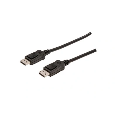 Abbildung von DIGITUS DisplayPort Anschlusskabel, DP St/St, 10.0m, m/Verriegelung, Full HD 1080p Schwarz
